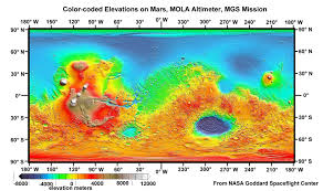 Mars map